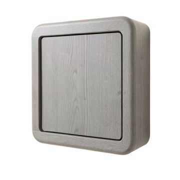 Dune Crest Wall-Mounted Entry Cabinet - Gray