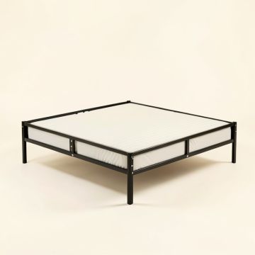 Kaela 46 '' Metal Heavy Duty Bed Frame (synthetic illustration; no displayed measurements)