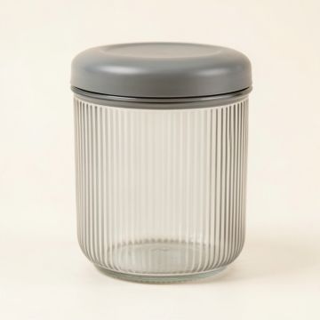 Brook Bend Storage Canister With Lid - Gray (synthetic illustration; no displayed measurements)