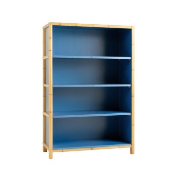 Summit Crossing Freestanding Bookcase - Blue (synthetic illustration; no displayed measurements)