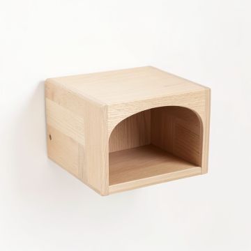 Willow Canyon Wall-Mounted Cat Perch - Beige (synthetic illustration; no displayed measurements)