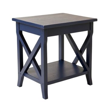 Cliff Crest Side Table - Navy