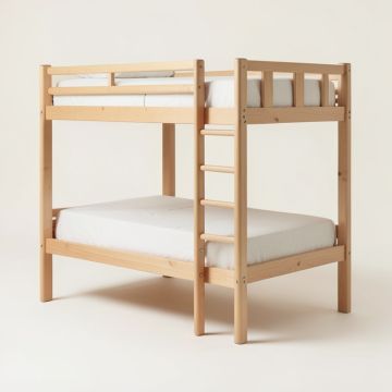 Moorcroft Three-Level Bunk Frame (synthetic illustration; no displayed measurements)