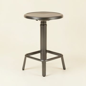 Galilea Metal Upholstered Extra Tall Adjustable Height Swivel Bar Stool (synthetic illustration; no displayed measurements)