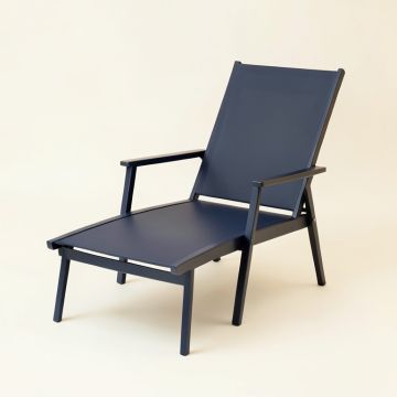 Lake Branch Outdoor Lounge Chair - Navy (synthetic illustration; no displayed measurements)