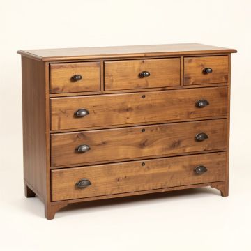 Sanroman 7 Drawer Double Dresser (synthetic illustration; no displayed measurements)