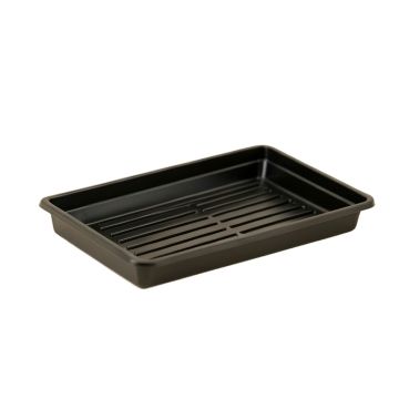 Hazel Branch Empty Under-Desk Cable Tray - Black