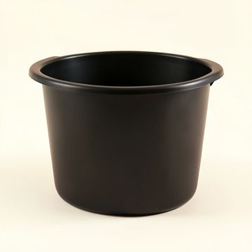 Juniper Arc Laundry Hamper - Black (synthetic illustration; no displayed measurements)