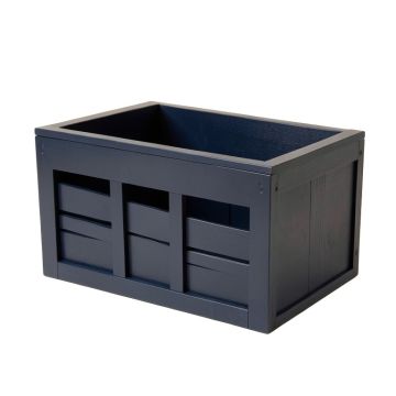 Alder Branch Empty Furniture-Style Litter Enclosure - Navy