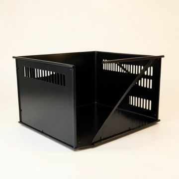 Juniper Canyon Empty Furniture-Style Pet Crate - Black (synthetic illustration; no displayed measurements)