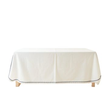 Linden Bluff Flat Bed Sheet - White