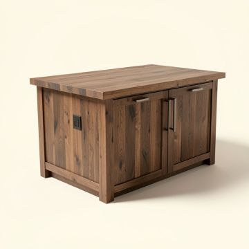 Cribbs Kitchen Island With Butcher Block (synthetic illustration; no displayed measurements)