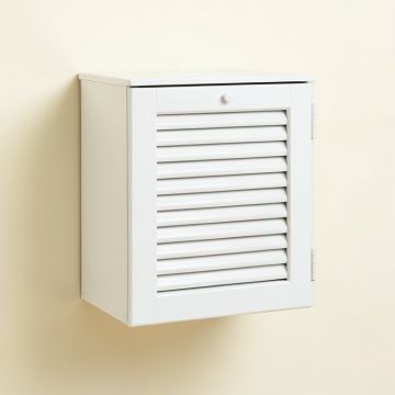 Linden Brook Wall-Mounted Laundry Cabinet - White (synthetic illustration; no displayed measurements)