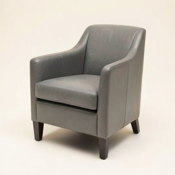 Shrestha Upholstered Parsons Chair In Gray (synthetic illustration; no displayed measurements)