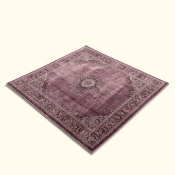 Anashia Ovation Hand-Tufted Plum Area Rug (synthetic illustration; no displayed measurements)