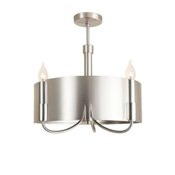 5 - Light Candle Style Drum Chandelier