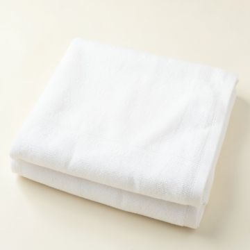 Wren Bluff Bath Towel - White (synthetic illustration; no displayed measurements)