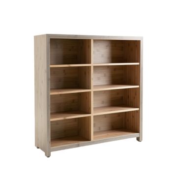 Harbor Edge Freestanding Bookcase - Gray