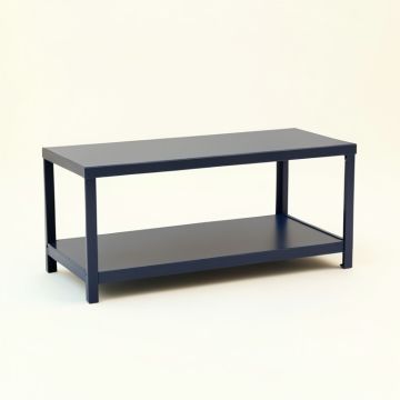 Dawn Bluff Narrow Outdoor Storage Bench - Navy (synthetic illustration; no displayed measurements)