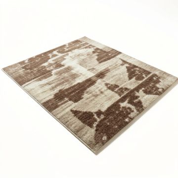 Midge Abstract Tufted Wool Brown/Beige Area Rug (synthetic illustration; no displayed measurements)