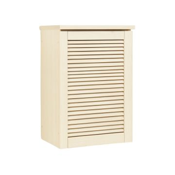 Slate Arc Wall-Mounted Laundry Cabinet - Ivory