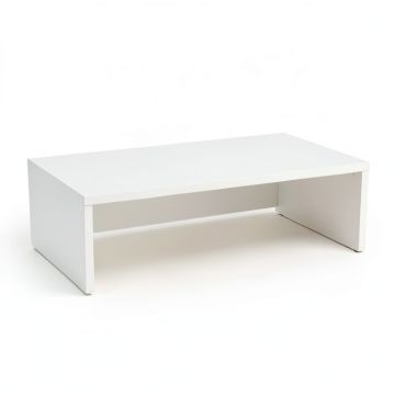 Oak Dale Desktop Monitor Riser - White (synthetic illustration; no displayed measurements)