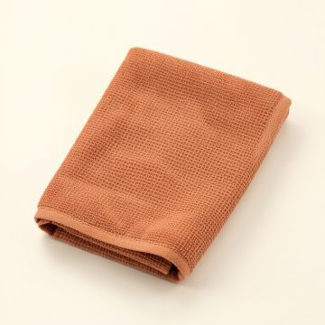 Slate Bend Bath Towel - Terracotta (synthetic illustration; no displayed measurements)