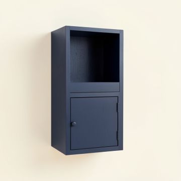 Slate Bridge Wall-Mounted Entry Cabinet - Navy (synthetic illustration; no displayed measurements)