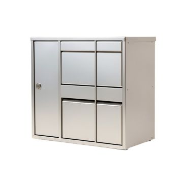 6 Door Front Load 4C Horizontal Mail Center