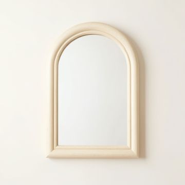 Pine Crest Framed Wall Mirror - Ivory (synthetic illustration; no displayed measurements)