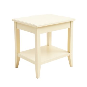 Aspen Crest Side Table - Cream