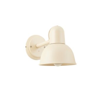 Willow Bridge Wall Sconce Mounted On A Plain Wall - Ivory
