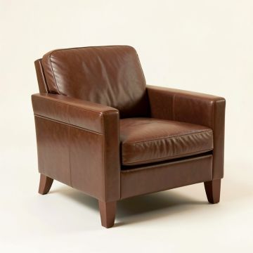 Devito 64 '' Leather Match Tuxedo Arm Loveseat (synthetic illustration; no displayed measurements)
