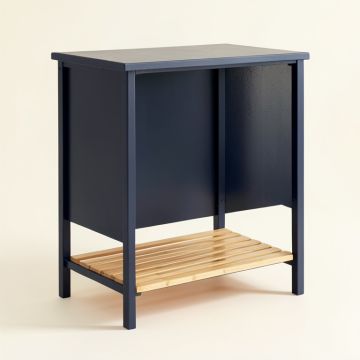 Oak Crest Freestanding Laundry Folding Counter - Navy (synthetic illustration; no displayed measurements)