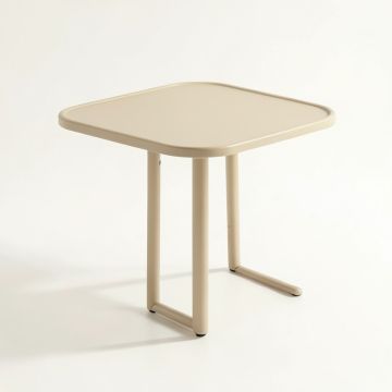 Dawn Bridge Compact Balcony Table - Beige (synthetic illustration; no displayed measurements)