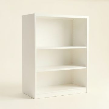 Wren Branch Freestanding Bookcase - White (synthetic illustration; no displayed measurements)