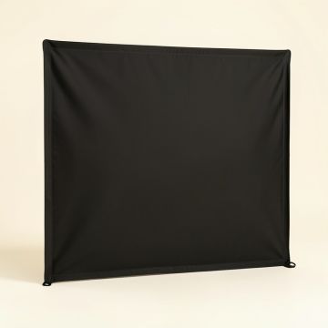 Black Portable Inflatable Projector Screen (synthetic illustration; no displayed measurements)