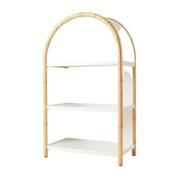 Cedar Bridge Freestanding Bookcase - White