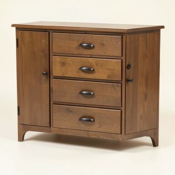 Toledo 56 '' Wide 5 Drawer Highboard (synthetic illustration; no displayed measurements)