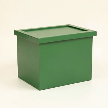 Cedar Arc Closed Outdoor Storage Box (synthetic illustration; no displayed measurements)