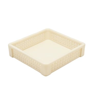 Ash Edge Empty Under-Desk Cable Tray - Ivory
