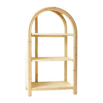 Elm Field Freestanding Bookcase - Cream