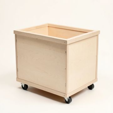 Sage Crest Empty Rolling Workshop Cart - Beige (synthetic illustration; no displayed measurements)