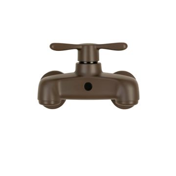 Ara Two Handle Wall Mounted Bathroom Sink Faucet
