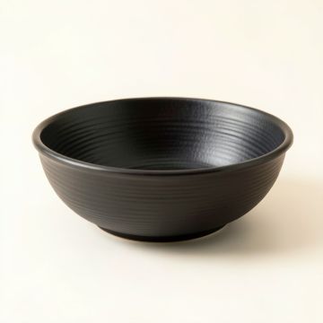 Elm Bluff Dining Bowl - Black (synthetic illustration; no displayed measurements)