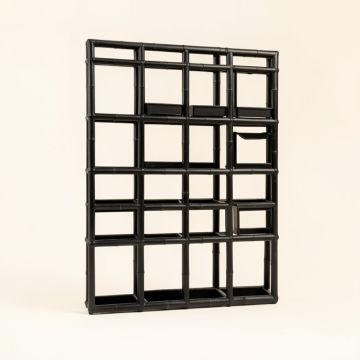 Elm Bridge Empty Vertical Garden Frame - Black (synthetic illustration; no displayed measurements)