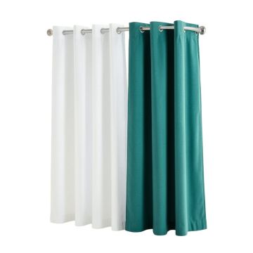 Cogbill Solid Semi-Sheer Grommet Curtain Panels