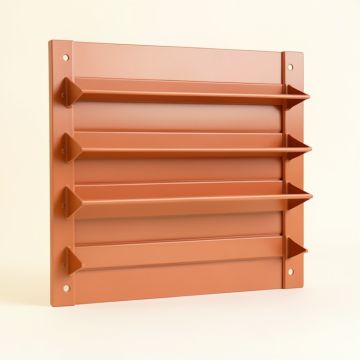 Cliff Arc Empty Wall-Mounted Tool Organizer Panel (synthetic illustration; no displayed measurements)