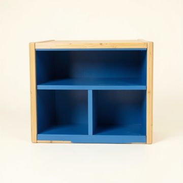 Field Bluff Low Toy Storage Unit - Blue (synthetic illustration; no displayed measurements)