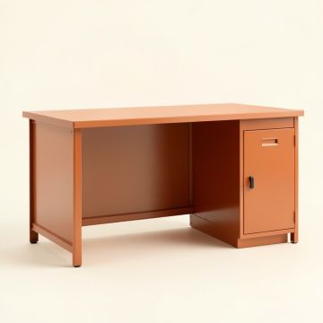 Olive Edge Empty Workshop Workbench - Terracotta (synthetic illustration; no displayed measurements)